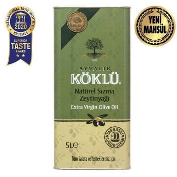 Filtre Edilmemiş Yeni Mahsul 5 Lt Taş Baskı Soğuk Sıkım Erken Hasat Natürel Sızma Ayvalık Zeytinyağı