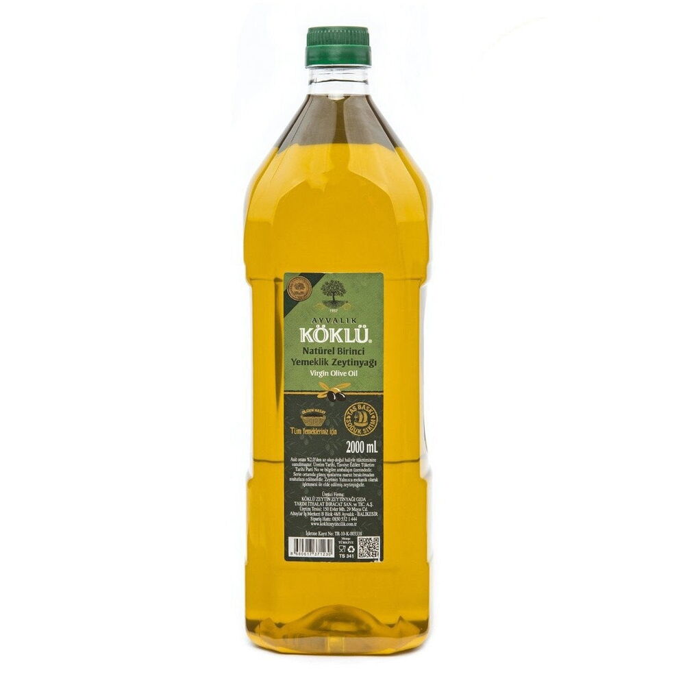 Taş Baskı Soğuk Sıkım Naturel Birinci Yemeklik Ayvalık Zeytinyağı 2 Lt Pet