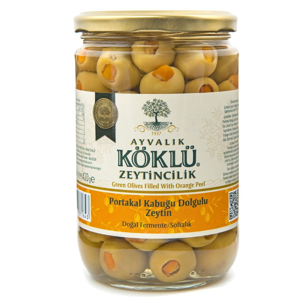 Portakal Kabuğu Dolgulu Zeytin 660 cc