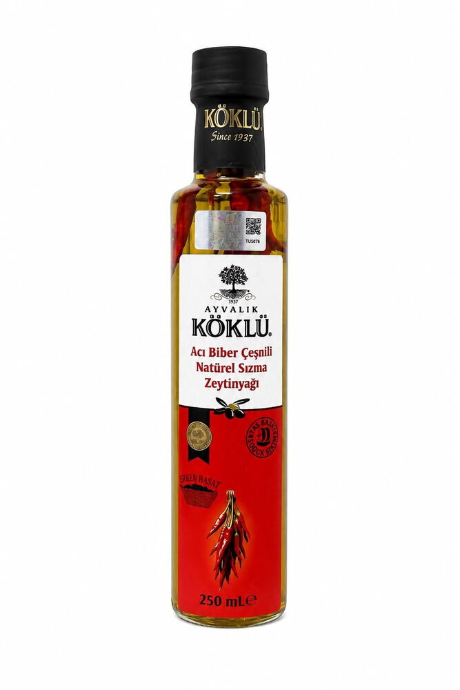 Acı Biberli  Dorica şişe N.Sızma Zeytinyağı 250 ML
