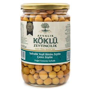 Çerez Yeşil Zeytin 660 cc Cam Kavanoz #1