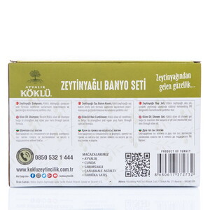 KÖKLÜ ZEYTİNYAĞLI BANYO SETİ 3 LÜ #3