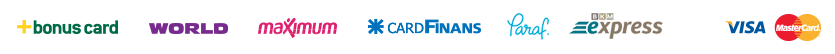 Desteklenen banka ve kart logoları