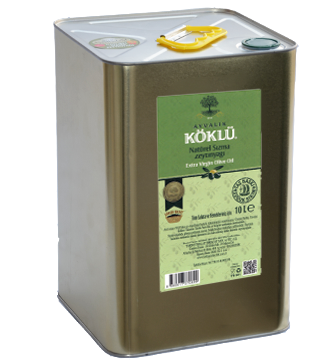 10 Lt Teneke Taş Baskı Soğuk Sıkım Erken Hasat Natürel Sızma Ayvalık Zeytinyağı