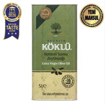 Filtre Edilmemiş Yeni Mahsul 5 Lt Taş Baskı Soğuk Sıkım Erken Hasat Natürel Sızma Ayvalık Zeytinyağı