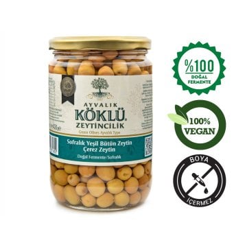 Çerez Yeşil Zeytin 660 cc Cam Kavanoz