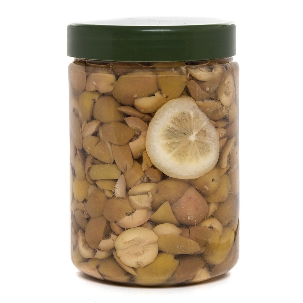 Dilimli Çekirdeksiz Yeşil Zeytin 1000 cc