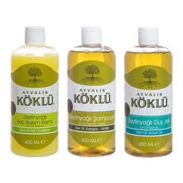 ZEYTİNYAĞLI BANYO SETİ 3 LÜ