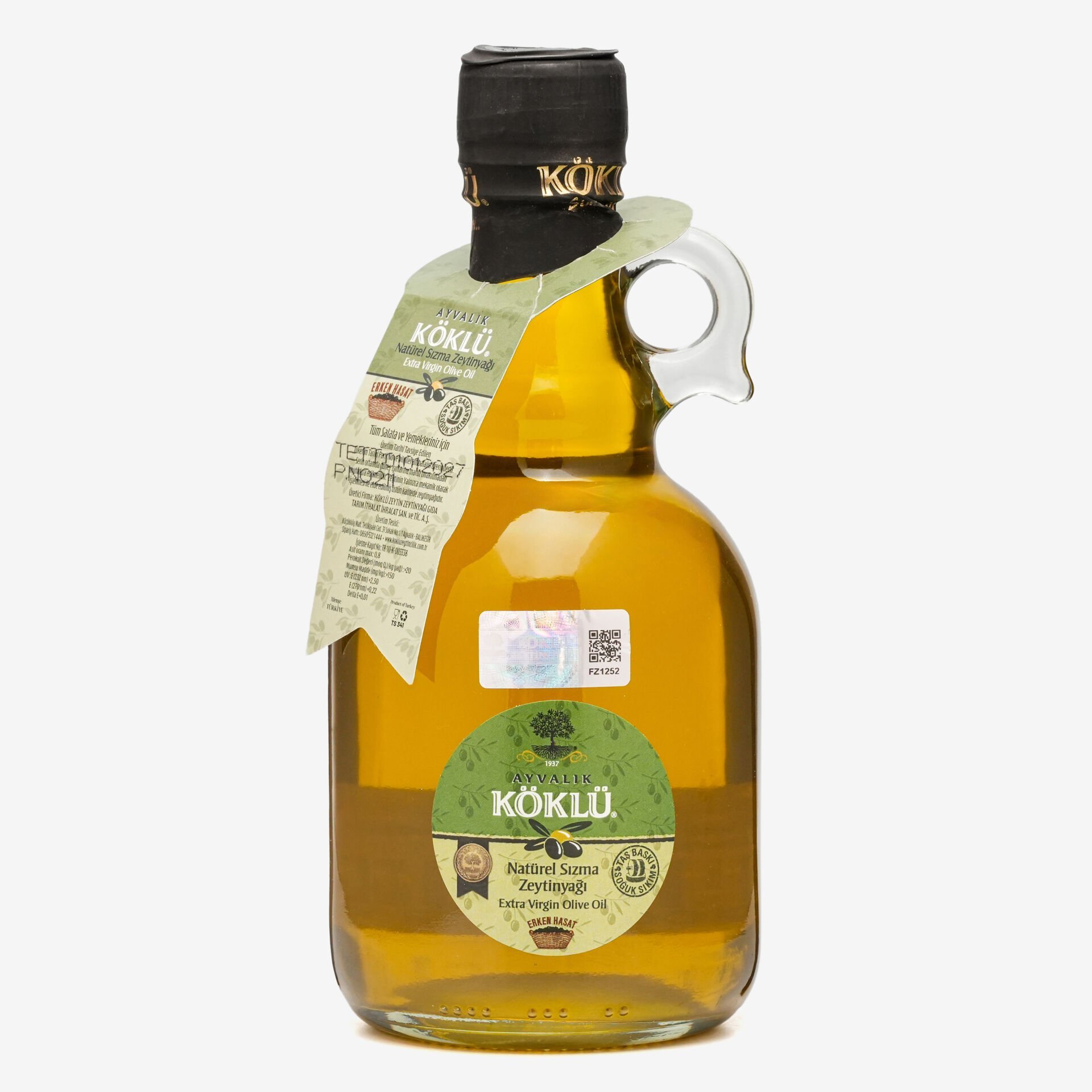 Galon Şişe 500 ML Naturel Sızma Zeytinyağı