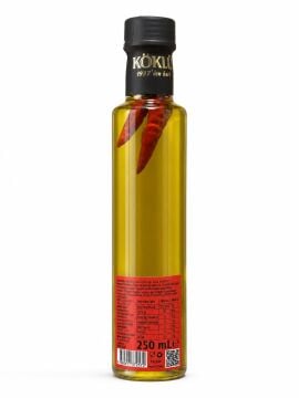 Acı Biberli  Dorica şişe N.Sızma Zeytinyağı 250 ML