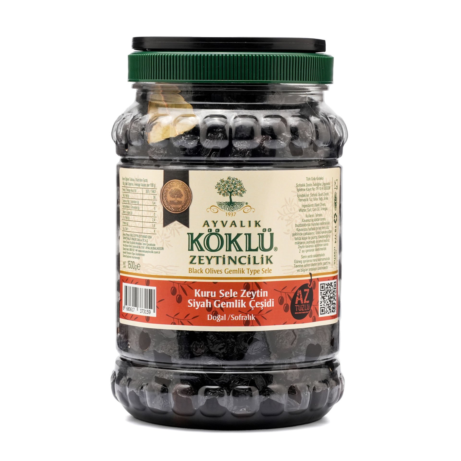 AZ TUZLU KURU SELE  ZEYTİN 2000 CC