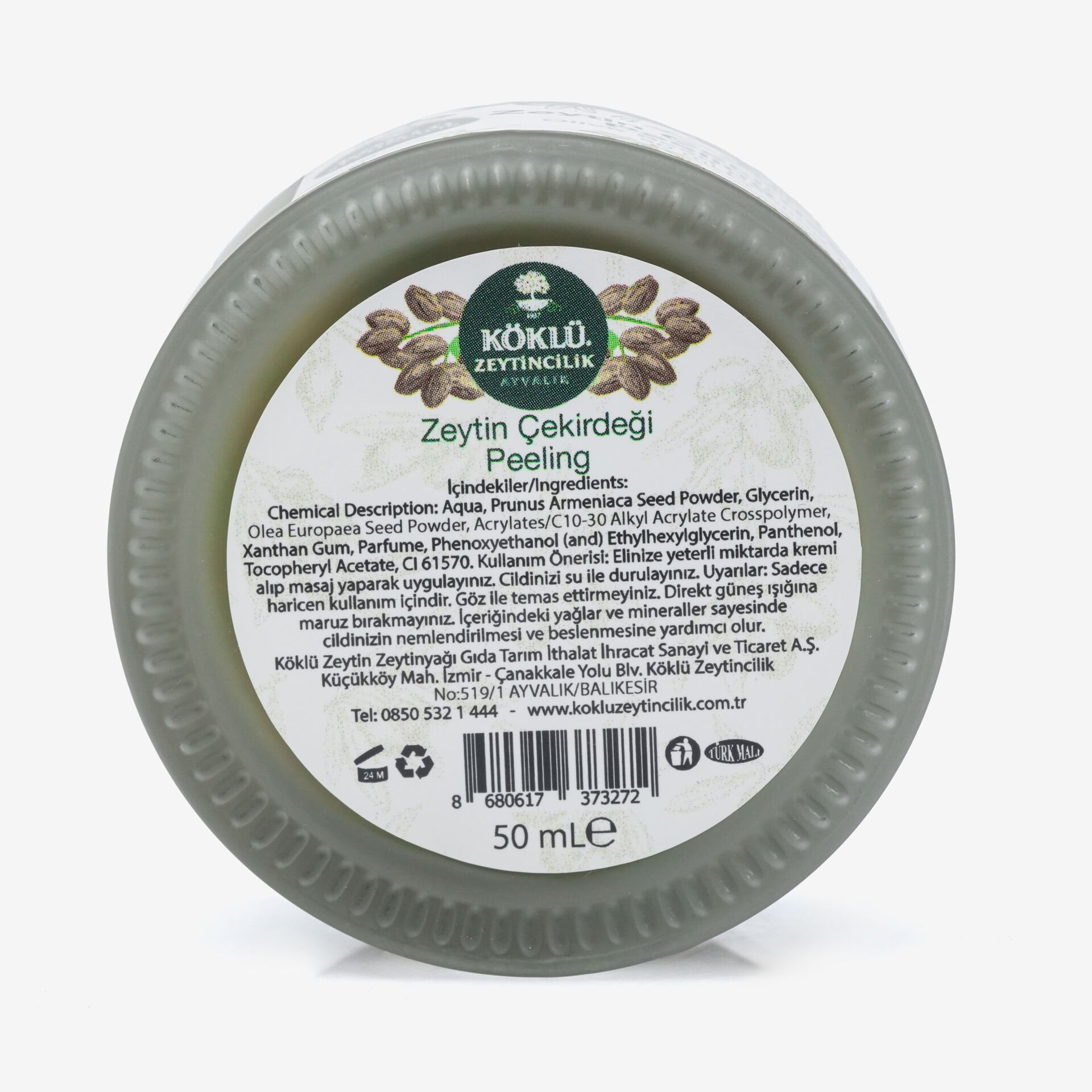 Köklü Zeytin Çekirdeği Peeling 50 ml