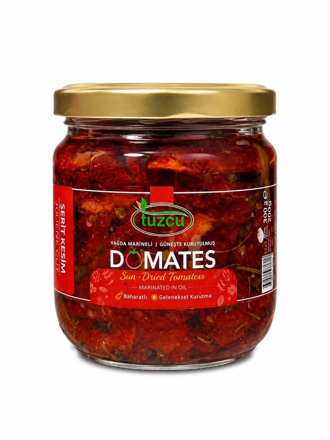 GÜNEŞTE KURUTULMUŞ YAĞDA MARİNELİ DOMATES 390 GR.