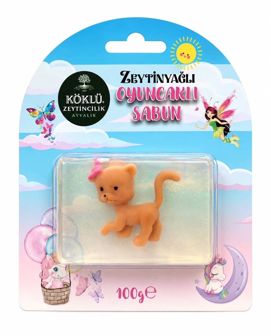 Köklü Kız Oyuncaklı Sabun 100 gr
