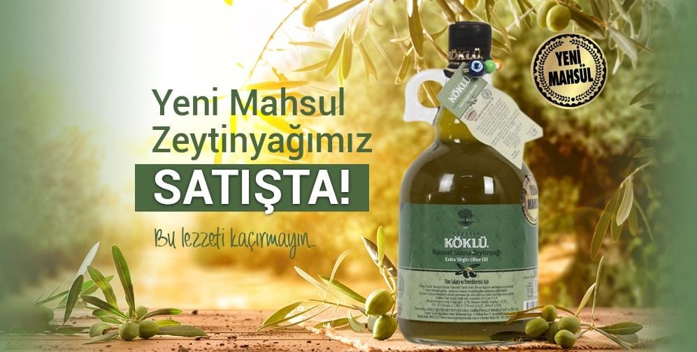 Yeni Mahsul Zeytinyağımız Satışa Sunulmuştur